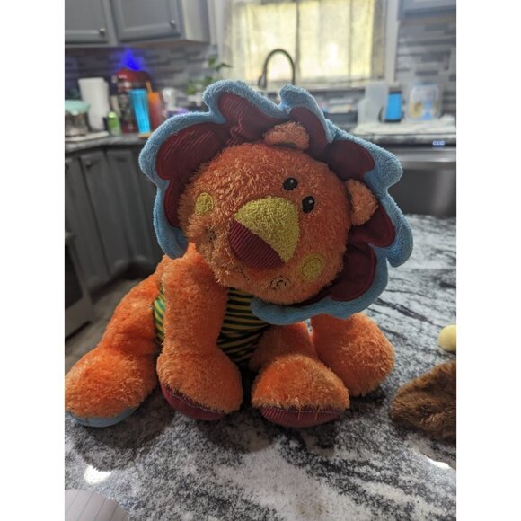 Mary Meyer Lively Lion 12" Super Soft Floppy Orange Plush Toy Retired - Picture 1 of 8